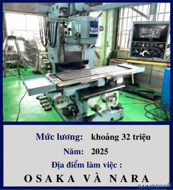 Gia công cơ khí 01/2025