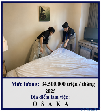 Dọn dẹp phòng khách sạn 10/2025