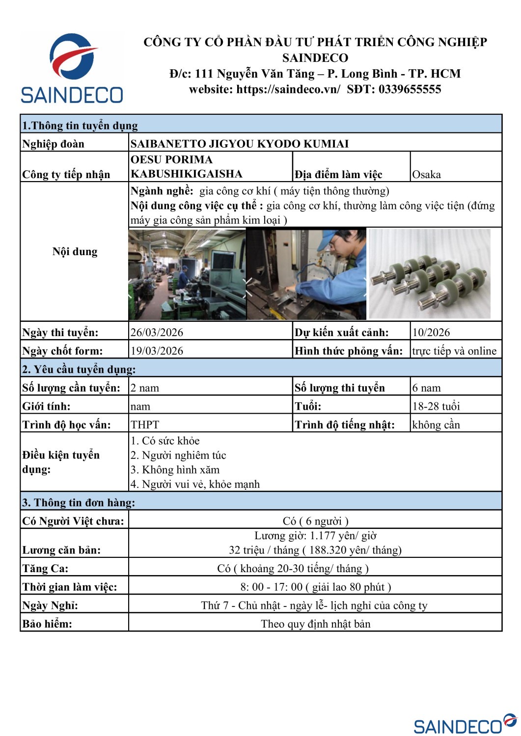 03 2026 GIA CÔNG CƠ KHÍ (Nam) máy tiện