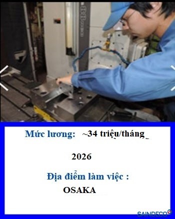 GIA CÔNG CƠ KHÍ - Vận hành máy (NAM) 03/2026