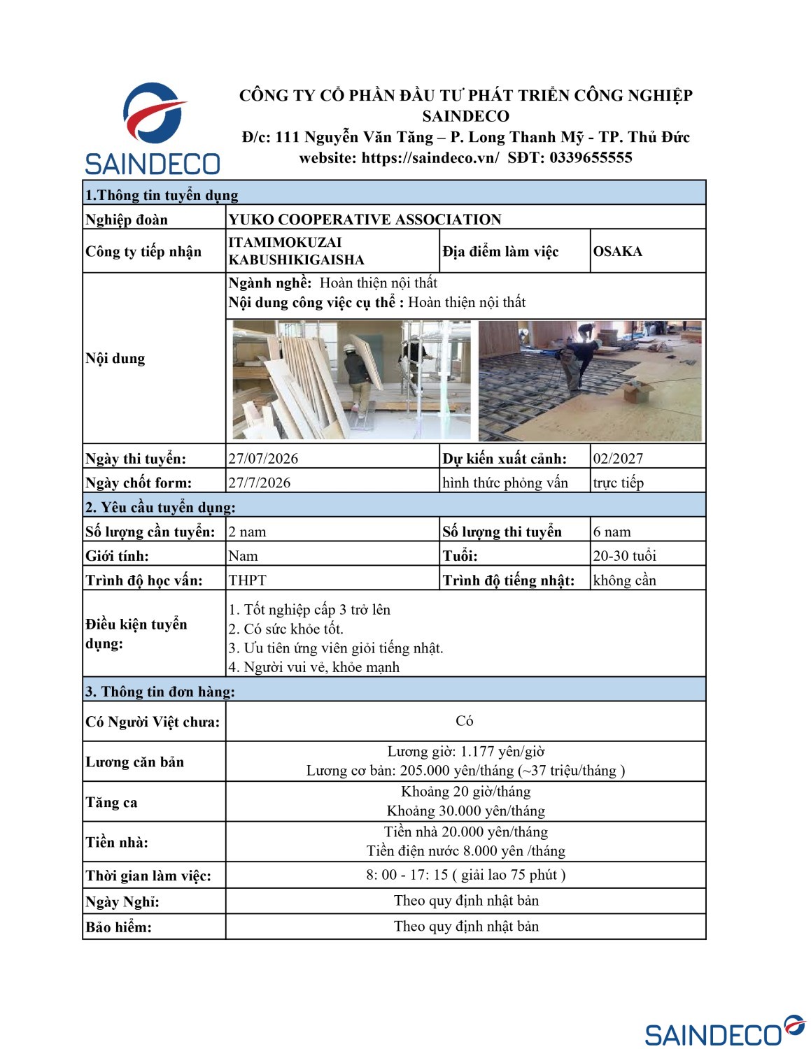 THÔNG BÁO ĐƠN HÀNG ITAMIMOKUZAI page 0001