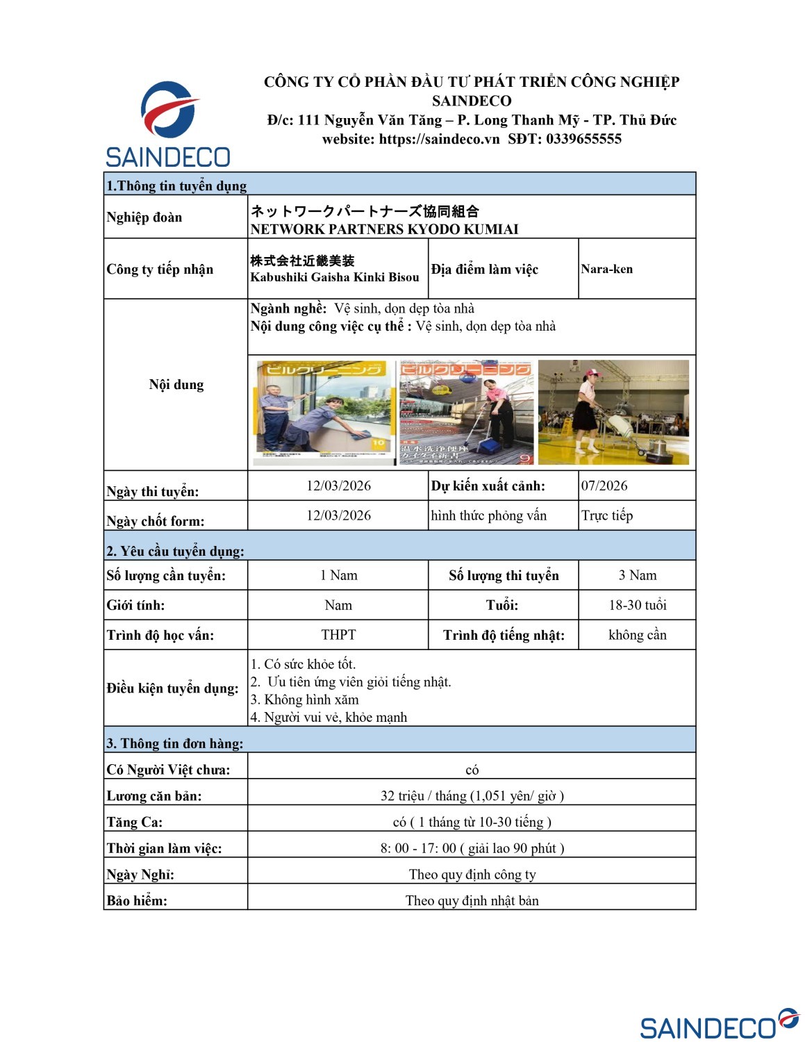 THÔNG BÁO ĐƠN HÀNG KINKISOBI page 0001