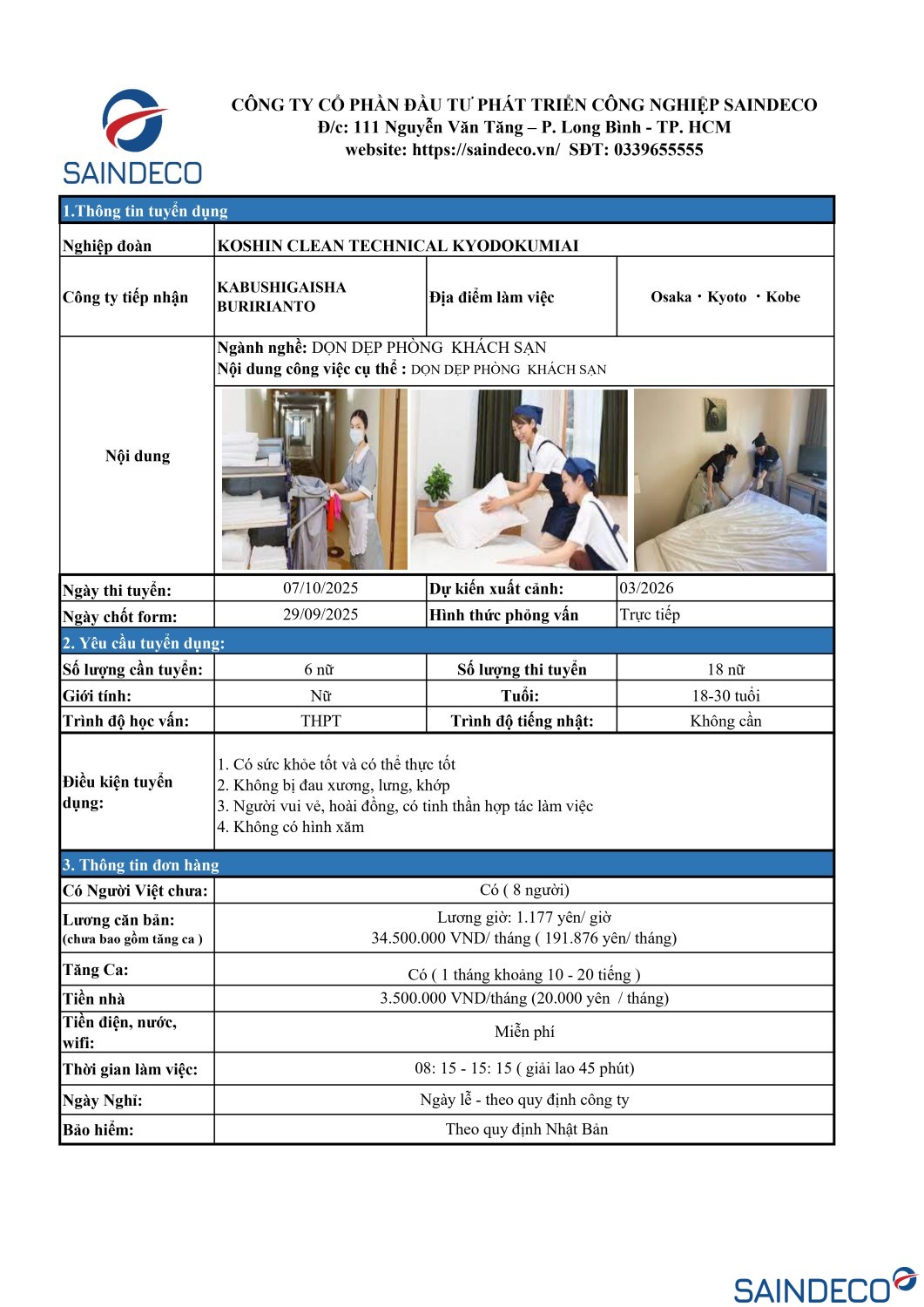 THÔNG BÁO ĐƠN HÀNG VỆ SINH TÒA NHÀ page 0001