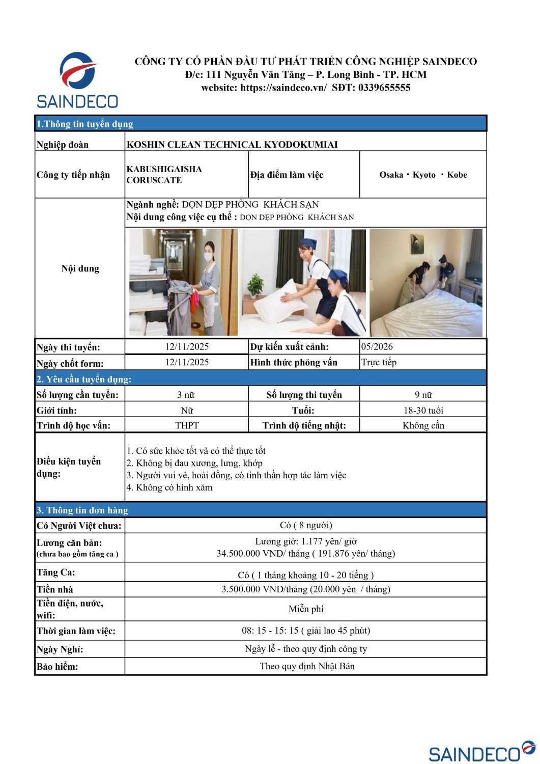 THÔNG BÁO ĐƠN HÀNG VỆ SINH TÒA NHÀ page 0001